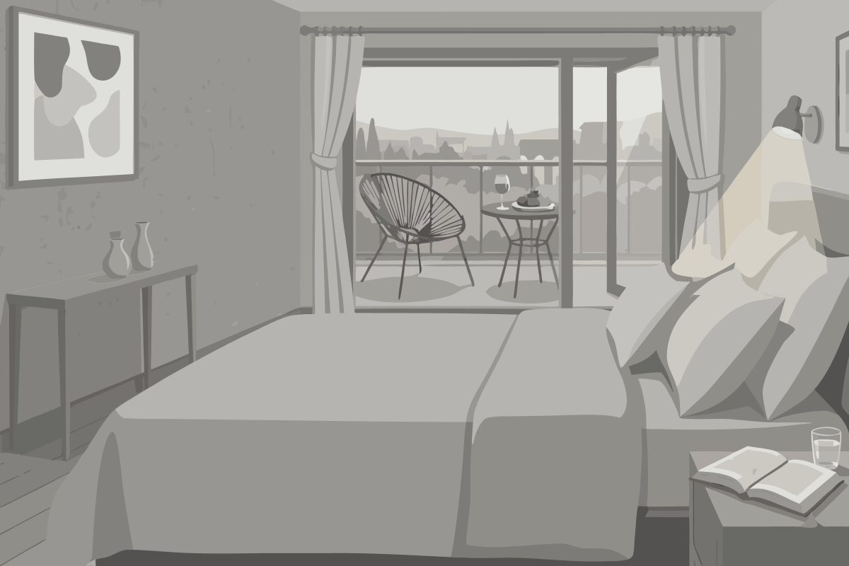 Apartment mit 2 Schlafzimmern